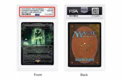 2024 MAGIC THE GATHERING SECRET LAIR 1741 ADAMANTIUM BONDING TANK FOIL PSA 10 - Image 1