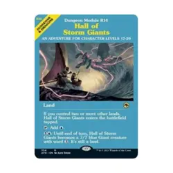 WotC MtG AFR Hall of Storm Giants (Dungeon Module) (R) (Foil) NM - Image 1