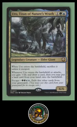 Commander: Modern Horizons 3 #277 Uro, Titan of Nature's Wrath - Image 1