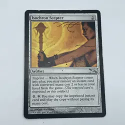 1x MTG Isochron Scepter - Mirrodin (MRD) LP-MP See Pics Uncommon VGC - Image 1