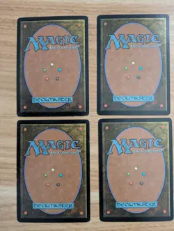 MtG Bloodstained Mire x4 (1 playset) from Onslaught, German, Artist Signed, MP+ - Image 2