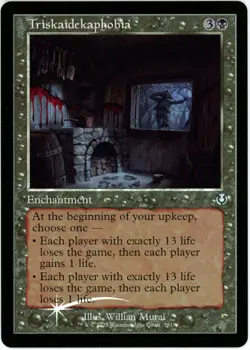 Triskaidekaphobia (Retro Frame Foil) 0391 - Innistrad Remastered - MTG - NM/M - Image 1