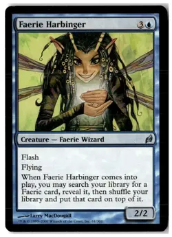 MTG Faerie Harbinger - Lorwyn Moderately Played English - Image 1