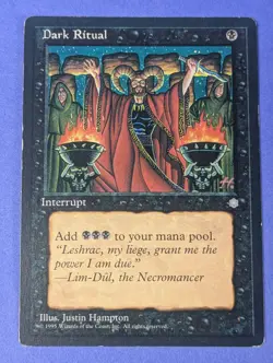 MTG Magic: Ice Age: Dark Ritual #120/383 Common - LP - Image 1