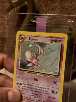 Pokemon 2001 - Espeon 1/75 - Neo Discovery Holo - NM - Image 1