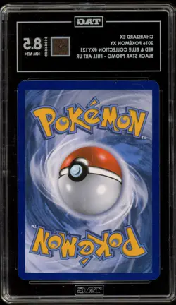 Pokemon Charizard EX Red & Blue Coll. Black Star Full Art Promo XY121 TAG 8.5 - Image 2
