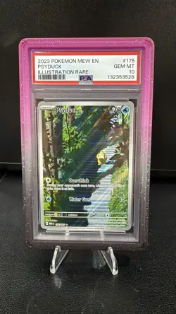 Psyduck 175/165 Mew 151 PSA 10 - Guard Included - Image 1