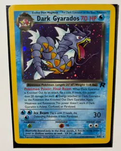 Pokemon Dark Gyarados Team Rocket Holo Rare Unlimited 8/82 English 2000 - Image 1