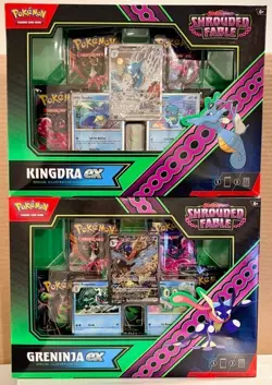 Pokemon Shrouded Fable Kingdra & Greninja Ex Special Illustration Collection Box - Image 1
