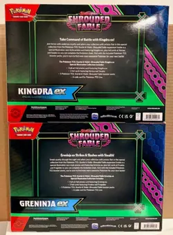 Pokemon Shrouded Fable Kingdra & Greninja Ex Special Illustration Collection Box - Image 2