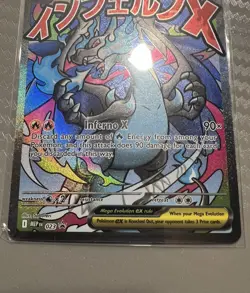 2025 POKEMON MEP EN-ME BLACK STAR PROMO #023 MEGA CHARIZARD X EX - Image 2