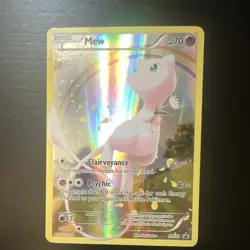 Pokemon Mew XY110 XY Promo Holo Basic Psychic 70 HP English TCG Card - Image 1