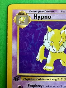 Pokemon Hypno 23/62 1st Edition Fossil Rare NM WOTC 1999 - Image 2