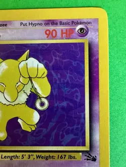 Pokemon Hypno 23/62 1st Edition Fossil Rare NM WOTC 1999 - Image 3