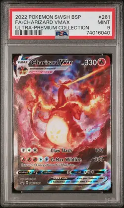 Pokemon Charizard VMAX Full Art SWSH261 Sword & Shield Promo PSA 9 Holo - Image 1