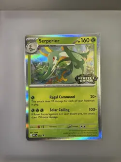 Serperior Stamped Black Star Promo Perfect Order Pre-Release #064 - Pokemon TCG - Image 1