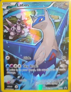 Pokemon Latios Full Art Promo Holo XY79 XY Basic HP 100 Sky Blade Glide - Image 1