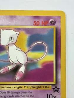Mew # 8 Black Star Promo Rare Vintage Pokemon Card - LP Non Holo - Image 3