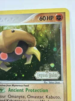 Pokemon TCG Kabuto EX Legend Maker 26/92 Reverse Holo Stamped LP Excellent Card - Image 3