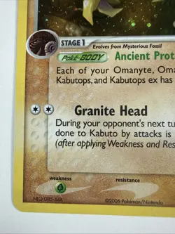 Pokemon TCG Kabuto EX Legend Maker 26/92 Reverse Holo Stamped LP Excellent Card - Image 5