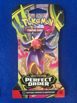 (Lot of 5) Pokemon Sleeved Booster Packs - Perfect Order, Phantasmal, Stellar C - Image 3