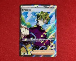 Brassius 135/131 Full Art Trainer Prismatic Evolutions Pokemon Card NM ✨ - Image 1