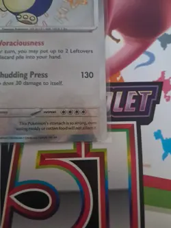 Pokemon Card Snorlax 202/091 Paldean Fates Rare Holo Shiny Near Mint - Image 5