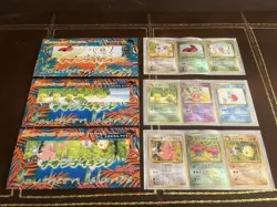 Pokemon TCG Southern Islands Complete Set Japanese W/folders & Postcards Vintage - Image 1