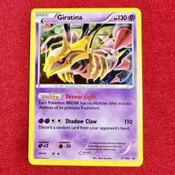 Pokemon TCG Giratina XY184 XY Promos Black Star Promo Cosmos Holo Card NM - Image 1