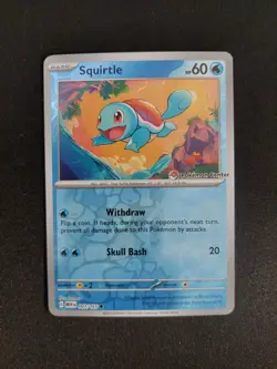 Squirtle - 007/165 - SVP Black Star Promos (Pokemon Center Exclusive) NM, Englis - Image 1