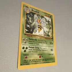 Beedrill 21/130 Rare Base Set 2 1999 Pokemon NM Condition - Image 1