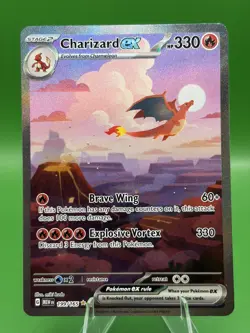 Pokemon SV Scarlet & Violet 151 Charizard EX Card 199/165 Sir - Image 1
