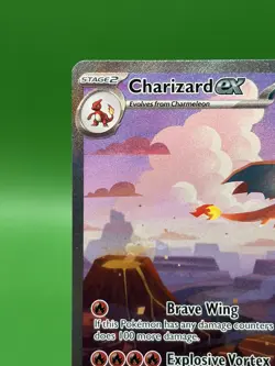 Pokemon SV Scarlet & Violet 151 Charizard EX Card 199/165 Sir - Image 3