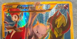 Mewtwo EX BREAKthrough Full Art 163/162 Holo HP /DMG Pokemon Card - Image 5