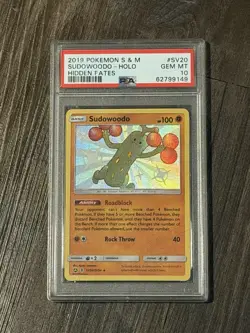 Pokemon TCG Hidden Fates Sudowoodo SV20/SV94 PSA 10 - Image 1