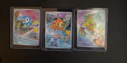 Pokemon TCG First Partner Illustration Collection Series 1 Sinnoh Gen 4 Starters - Image 2
