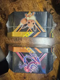 Pokemon TCG: V Powers Tin 2020 Pikachu/Eevee Tin Combo 820650807794 - Image 4
