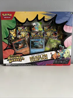 Pokemon Tcg Ascended Heroes First Partner Deluxe Pin Collection - Image 1