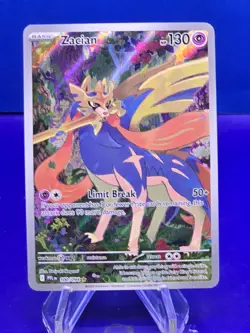 Zacian 100/094 Illustration Rare Phantasmal Flames Pokemon Near Mint - Image 1