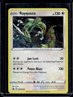 2019-2023 Pokemon SWSH Black Star Promos Rayquaza #SWSH029 - Image 1