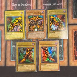 COMPLETE 5 Card Set LOB Original Ultra Rare Exodia the Forbidden One Yugioh - Image 1
