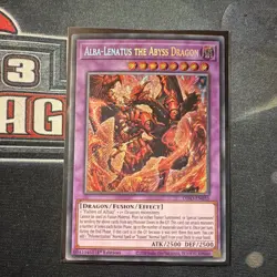 YuGiOh! DIFO-EN035 Alba-Lenatus the Abyss Dragon 1st Edition Secret Rare NM - Image 1