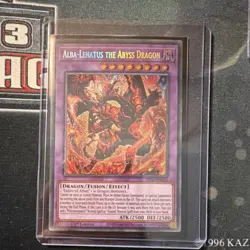 YuGiOh! DIFO-EN035 Alba-Lenatus the Abyss Dragon 1st Edition Secret Rare NM - Image 3