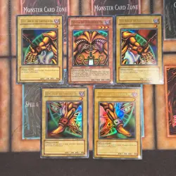 COMPLETE 5 Card Set LOB Ultra Rare Exodia the Forbidden One 2004 EN Yugioh - Image 1