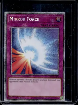 2013 Yu-Gi-Oh! Yugi Reloaded 1st Mirror Force Secret Rare #YSYR-EN040 - Image 1