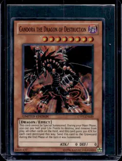 2010 Yu-Gi-Oh! Limited Promos Gandora the Dragon of Destruction #CT07-EN020 - Image 1