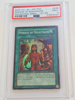 Yu-Gi-Oh! Mirage of Nightmare 1st Edition PGD-036 2003 PSA Grade 9 - Image 1