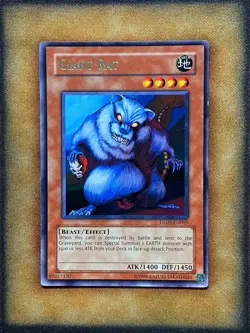 Yugioh Giant Rat DL09-EN005 Duelist League Rare GREEN LP - Image 1