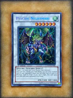Yugioh Psychic Nightmare DREV-EN085 Secret Rare 1st Ed NM - Image 1