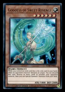 Goddess of Sweet Revenge LC06-EN001 Legendary Collection Kaiba Yu-Gi-Oh NM - Image 1